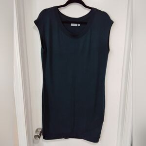 Athleta Sleeveless Dark Teal Sleeveless Dress